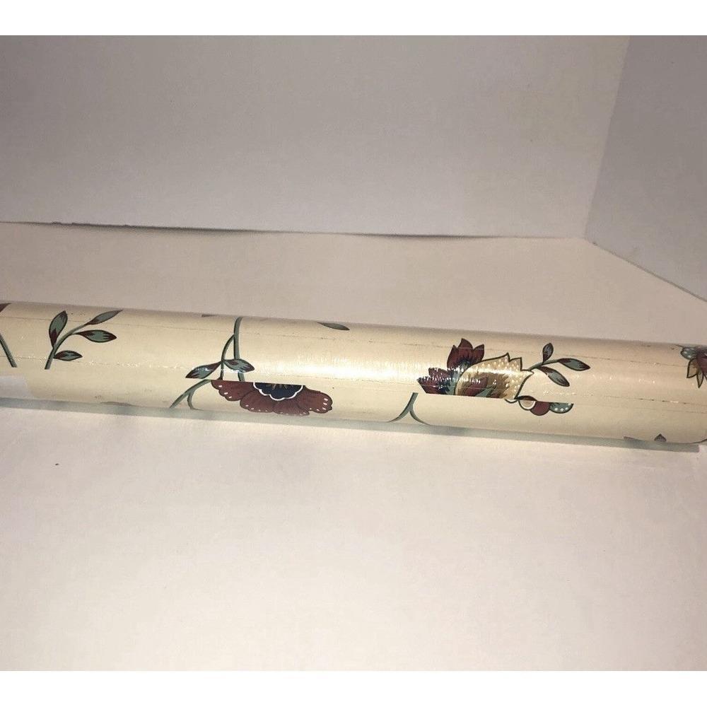 Borden Home Wallpaper Vinyl Coated Floral Double Roll WC158 Cottagecore Farm